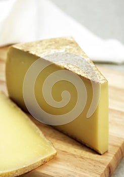 French Cheese called Comte Fruite, Cheese from Jura made with Cow`s Milk