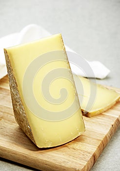 French Cheese called Comte Fruite, Cheese made from Cow`s Milk