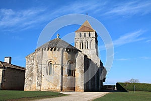 French church at Clussais-la-Pommeraie, Nouvelle-Aquitaine