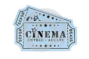 French cinema tickets photo