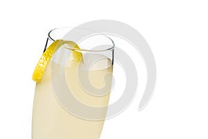 French 75 cocktail isolated
