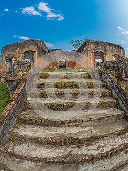 French Colonial Ruin. Muang Khoun, Laos