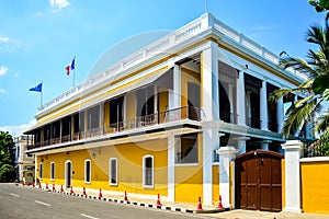 French Consulate building in Puducherry, India