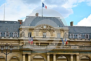French Council of State Conseil d`etat located in the P- Paris, France.