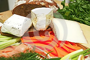 French delicatessen cheeses