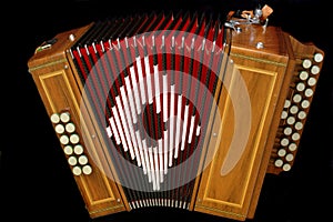 French diatonic accordion