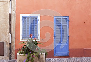 French door and window