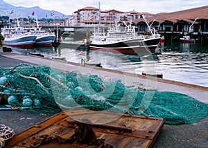 French fishing industry, St Jean de Luz, France photo