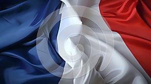French flag background.