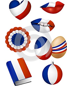 French flag elements