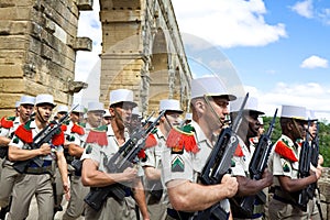 French Foreign Legion. Pont du Gard