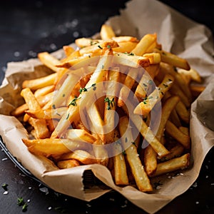 French fries, baata frita photo