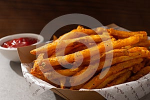 French Fries with Cajun Seasoning