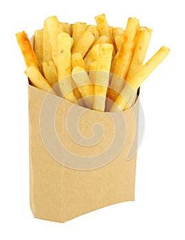 French Fries In A Cardboard Scoop