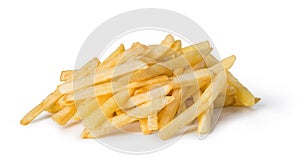 French fries isolated on white