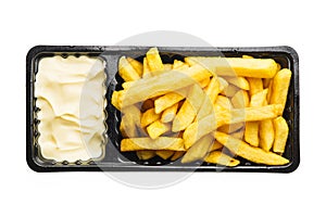 French fries with mayonnaise