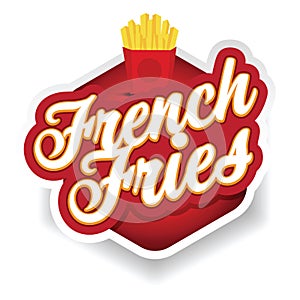 French Friews cintage sign lettering