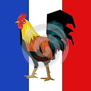 French Gallic rooster Clip art