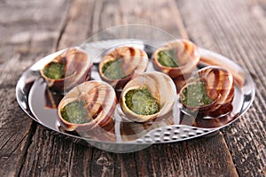 French gastronomy, escargot