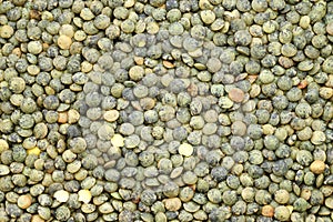 French green lentils (lentilles du Puy) photo