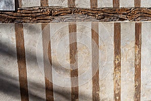 French half-timbering texture background stock photo, Hay, History, House, Ancient building