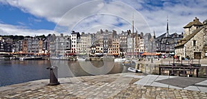 French harbor in Honfleur