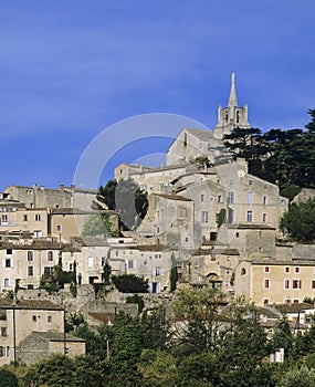 French hilltop village