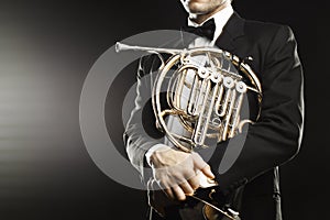 French horn photo
