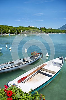 French lake Annecy