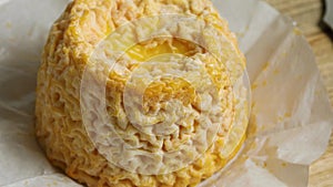 French Langres AOP Chalanceycheese close up