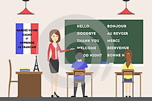 French language course.