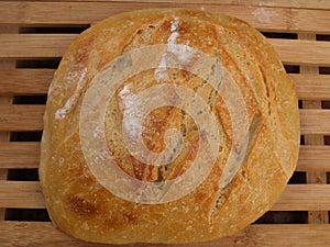 French loaf `pain de campagne` photo