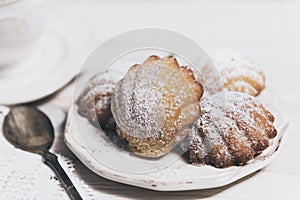 French madeleines with beurre noisette photo