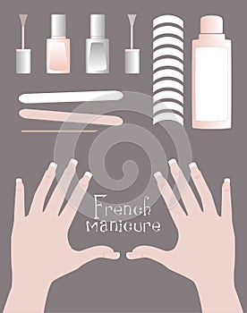 French manicure kit
