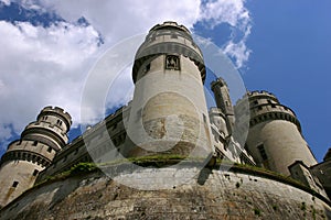 French medieval castle Pierrefond