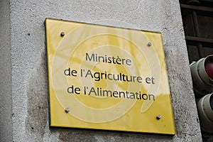 French Ministry of Agriculture, Agrifood and Forestry