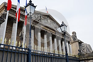 The French national Assembly-Bourbon palace, Paris, France.