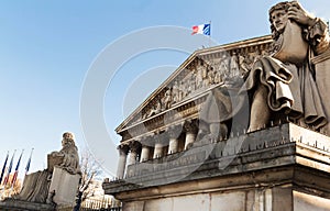 The French national Assembly , Paris, France