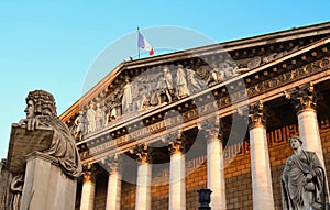 The French national Assembly , Paris, France