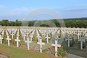 French National Cemetery on Thiaumont Ridge near Verdun