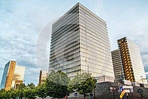 The french national library BNF Francois Mitterand in Paris district 12