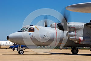 French Navy E-2C Hawkeye airborne early warning aircraft