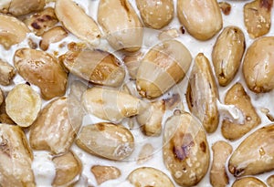 French nougat with almonds