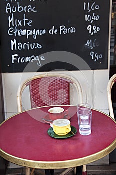 French outdoor cafe