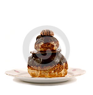 French patisserie on a plate
