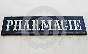 French pharmacy letters