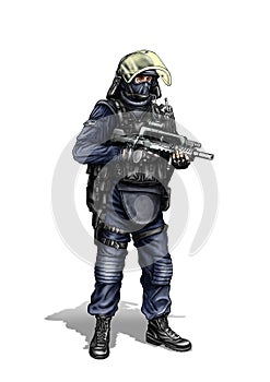 French police unit GIGN photo