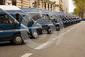 French Police Vans