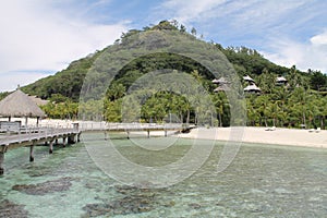 French polynesia, Borabora Beachview, France, Pacific ocean