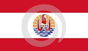French Polynesia Flag